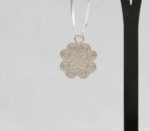 Hmong Silver Snail Jewelry Set – Pendant, Hoops & Stud Earrings - Image 3