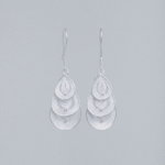 Hmong Layered Earrings – Handmade Ethnic Jewelry - Image 3