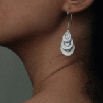 Hmong Layered Earrings – Handmade Ethnic Jewelry - Image 4