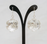 Big Flower Hook Earrings with Choker & Charm – Bold Floral Set - Image 3